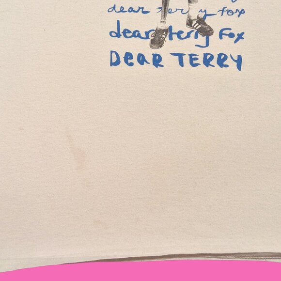 Terry Fox Adidas T-Shirt Size S - Picture 3 of 3